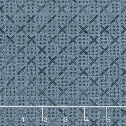 Froth and Bubble - X Texture Blue Yardage