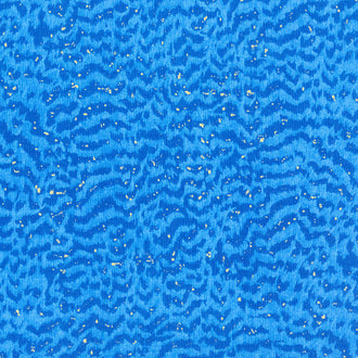 Luminosity - Wing Texture Blue Metallic Yardage