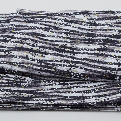 Dewdrop - Dewdrop Zebra Metallic 2 Yard Cut