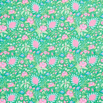 Bloomsville - Flowertangle Green Yardage