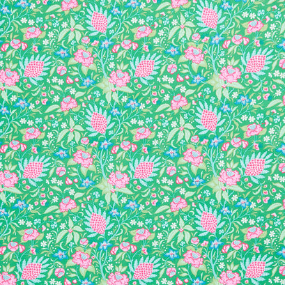 Bloomsville - Flowertangle Green Yardage