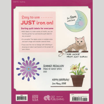 Pretty & Playful Iron-On Labels for Quilts & More Book Alternative View #1