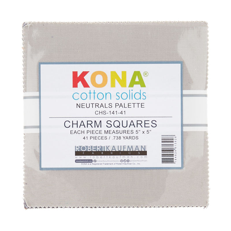 Kona Cotton - Neutrals Palette Charm Pack Alternative View #1