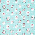 Twas - Jolly Old Elf Light Mint Yardage Primary Image
