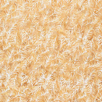 Naturescape Batiks - Sprigs Brown Fawn Yardage