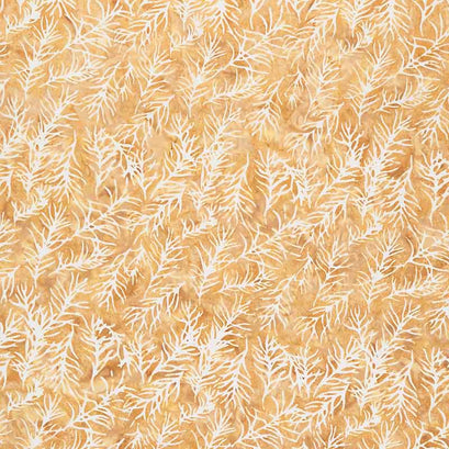 Naturescape Batiks - Sprigs Brown Fawn Yardage