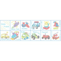 Going Places Cloth Embroidery Nursery Book Kit