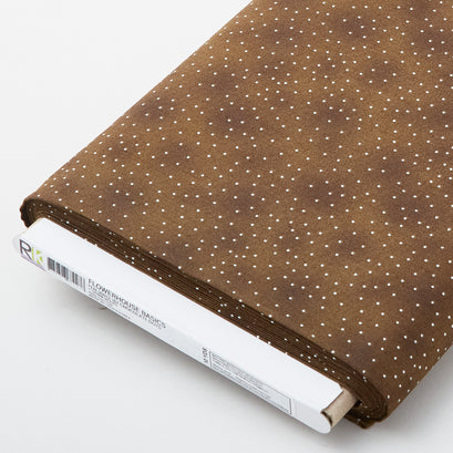 Flowerhouse Basics - Chocolate Dots 10 Yard Bolt