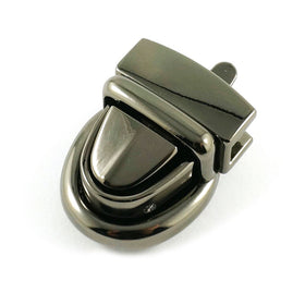 Emmaline Baby Press Lock - Gunmetal Primary Image