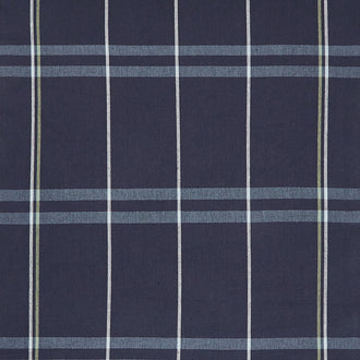 Vista Toweling - Check Indigo 18" Wide Toweling Yardage