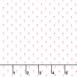 Bonny - Dot Pink Yardage