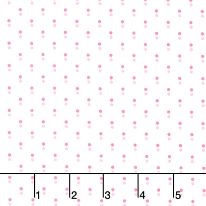Bonny - Dot Pink Yardage