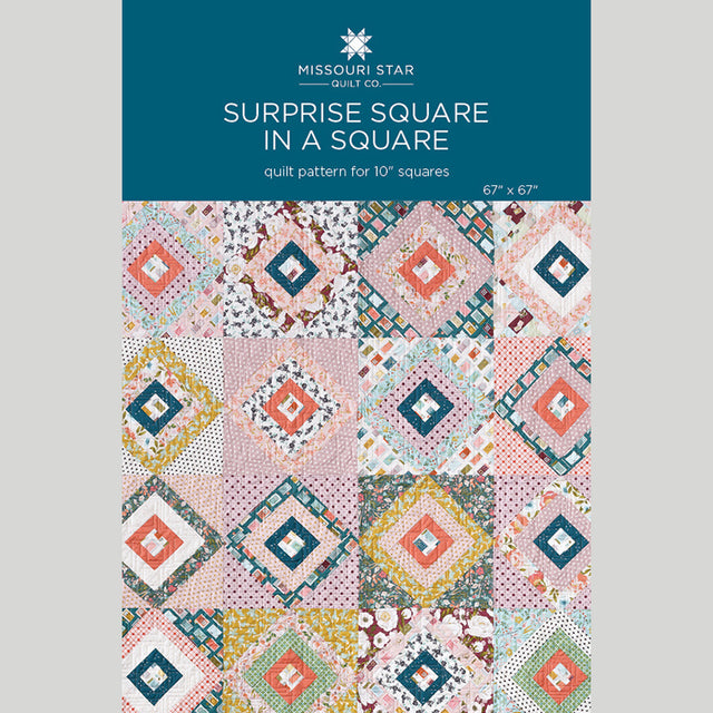 Surprise Square in a Square Quilt Pattern by Missouri Star