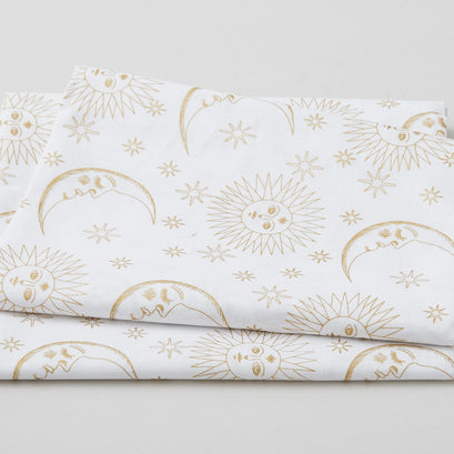Metallic Celestial - White 2 Yard Cut