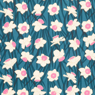 Reverie - Daffodils Galaxy Metallic Yardage