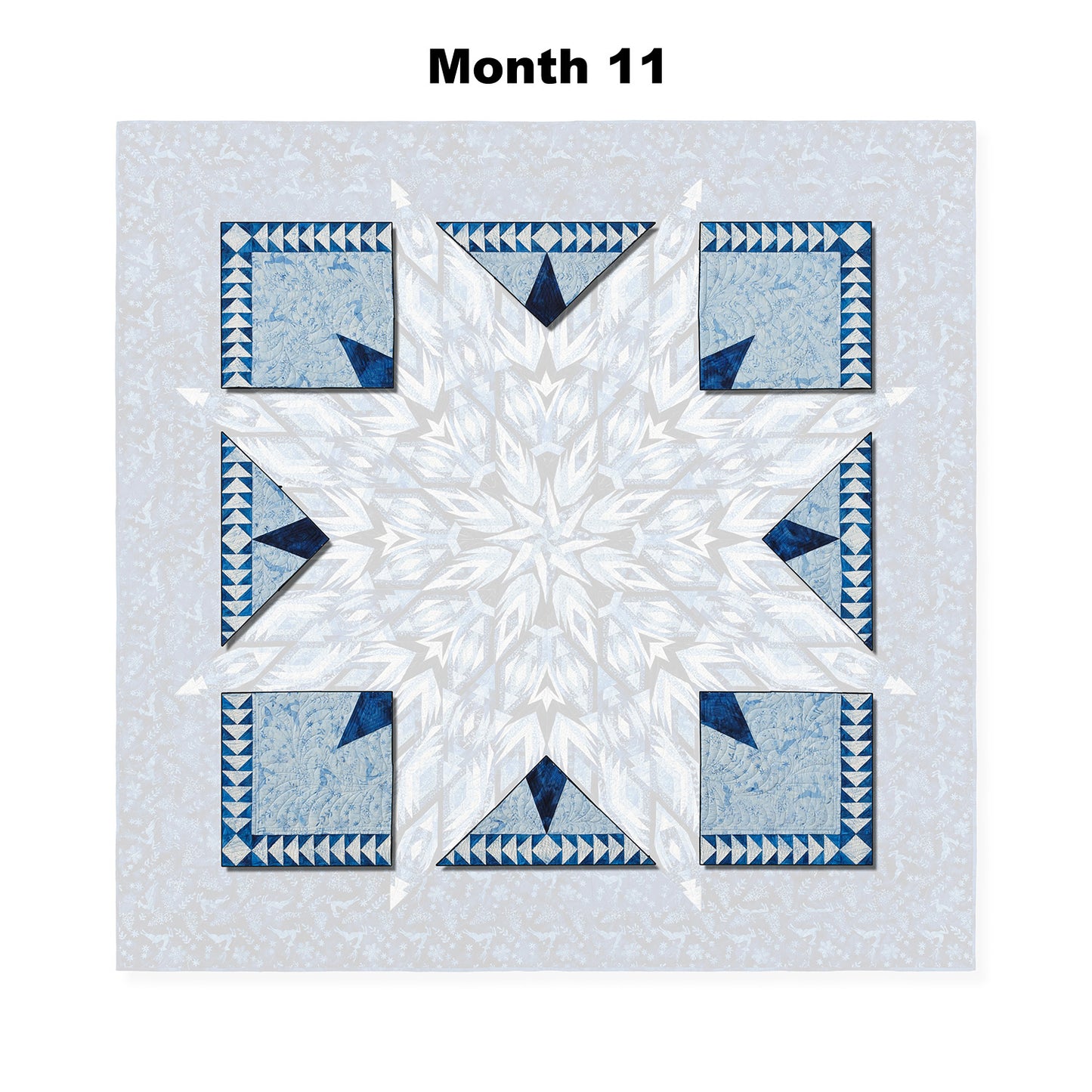 Winter's Glow Block of the Month Alternative View #12
