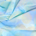 Chromaticity - Rings Sky Metallic Yardage Alternative View #1
