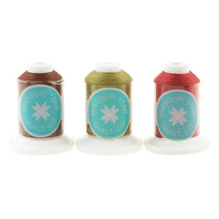 Missouri Star Autumn Trio 50 Wt Cotton Thread 3 Pack