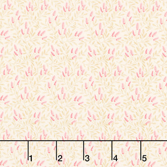 Strawberries and Cream - Reed Cream Yardage