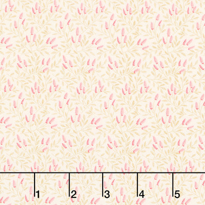 Strawberries and Cream - Reed Cream Yardage
