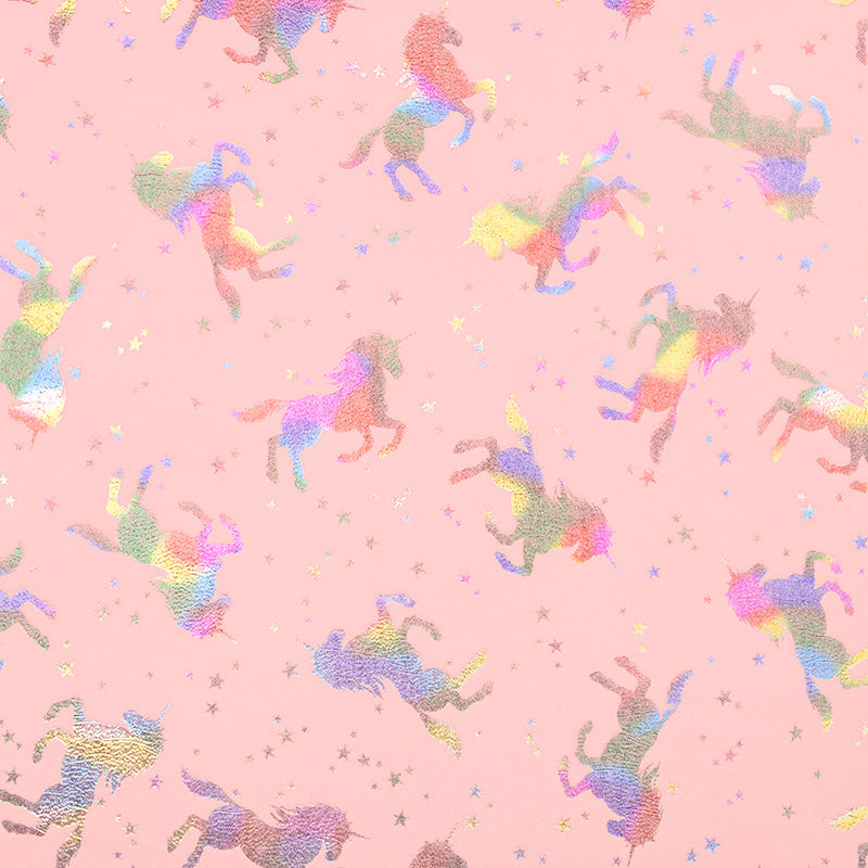 Sparkle Cuddle® Glitter - Unicorn Blush Multi Metallic Minky Yardage Primary Image
