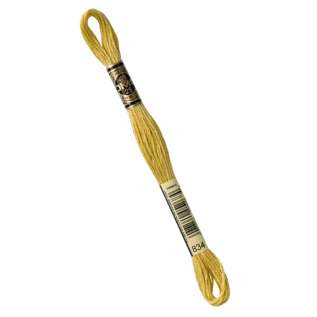 DMC Embroidery Floss - 834 Very Light Golden Olive Primary Image
