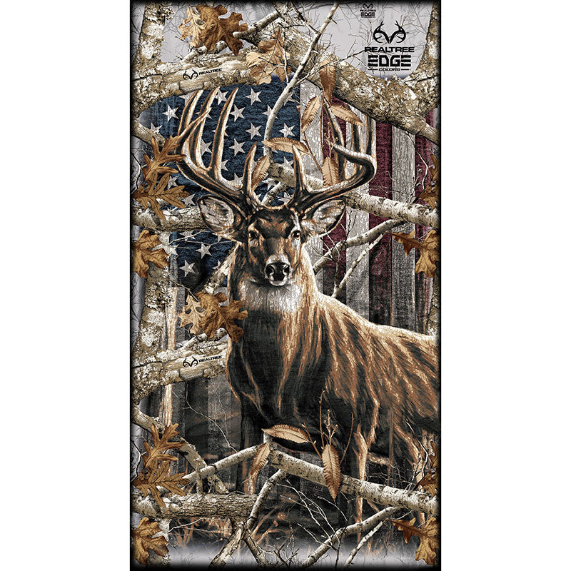 Realtree - Patriotic - Deer with Flag Multi Panel Primary Image