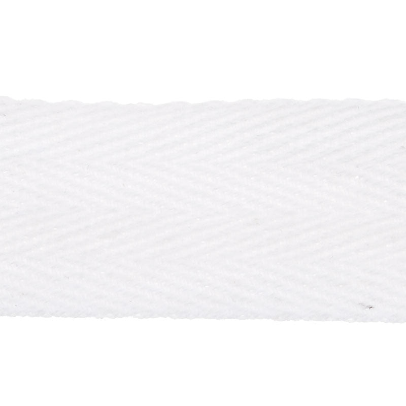 1" Cotton Twill Tape - White Primary Image