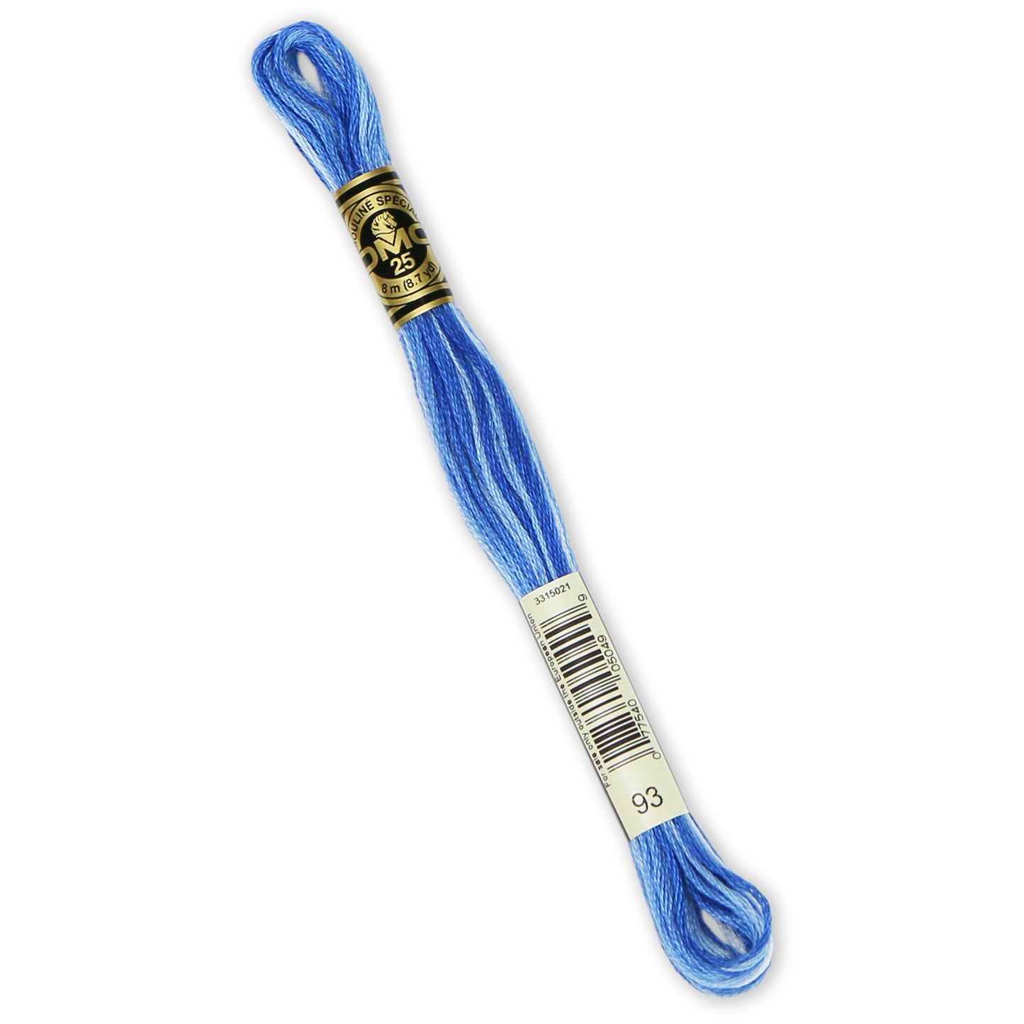 DMC Embroidery Floss - 93 Variegated Med Blue Primary Image