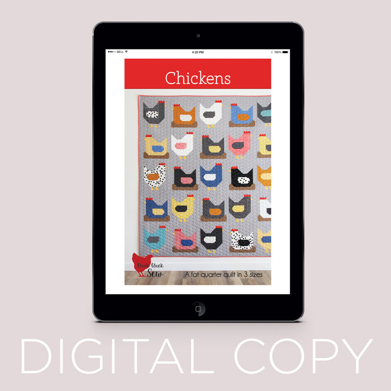 Digital Download - Chickens Quilt Pattern Primary Image