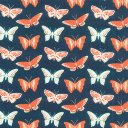 All That Wander - Flutter Navy Yardage Primary Image