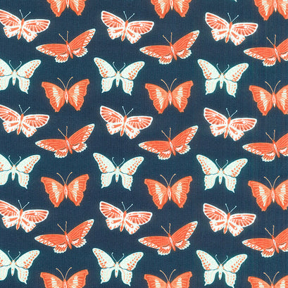 All That Wander - Flutter Navy Yardage