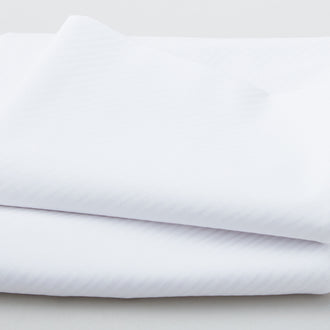 Illusion - Diagonal Stripe White on White 3 Yard Cut