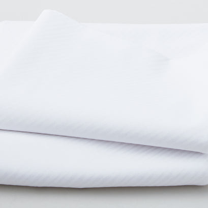 Illusion - Diagonal Stripe White on White 3 Yard Cut