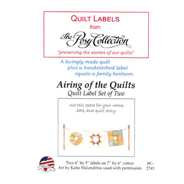 Airing of the Quilts Quilt Labels Alternative View #1