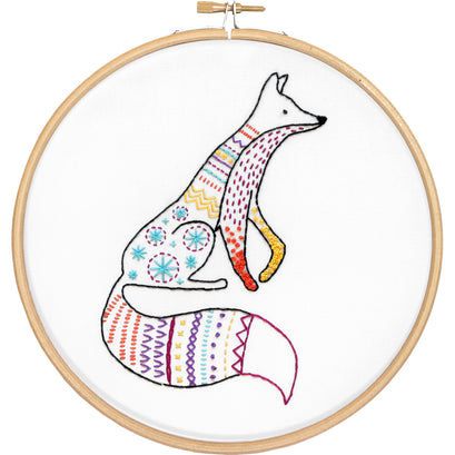 Fox Embroidery Kit