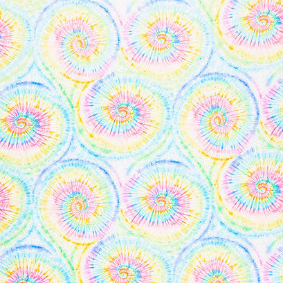 Novelty - Pastel Tie-Dye Print Multi Yardage