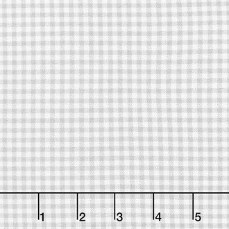 Sunflower Festival - Gingham Checkered Gray Yardage