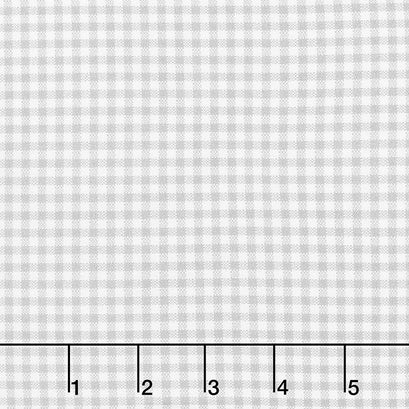 Sunflower Festival - Gingham Checkered Gray Yardage