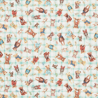Much Loved Bear - Bear in Mind Green Yardage