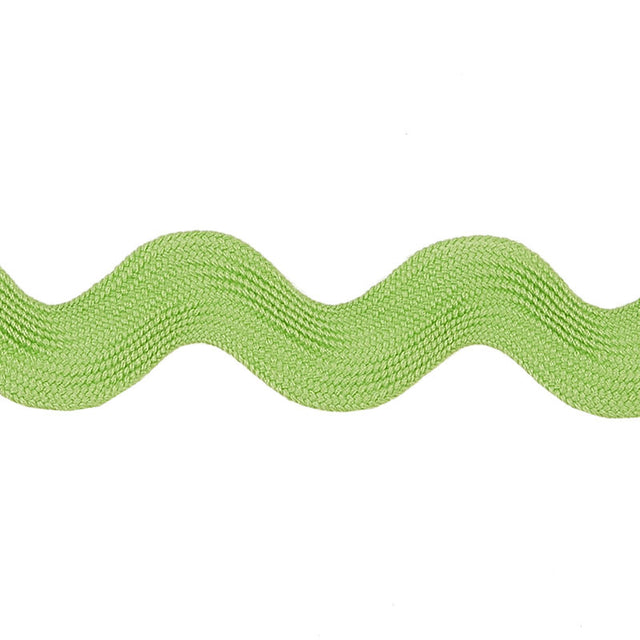 Apple Green Jumbo Ric Rac (1 3/8" Poly) Primary Image
