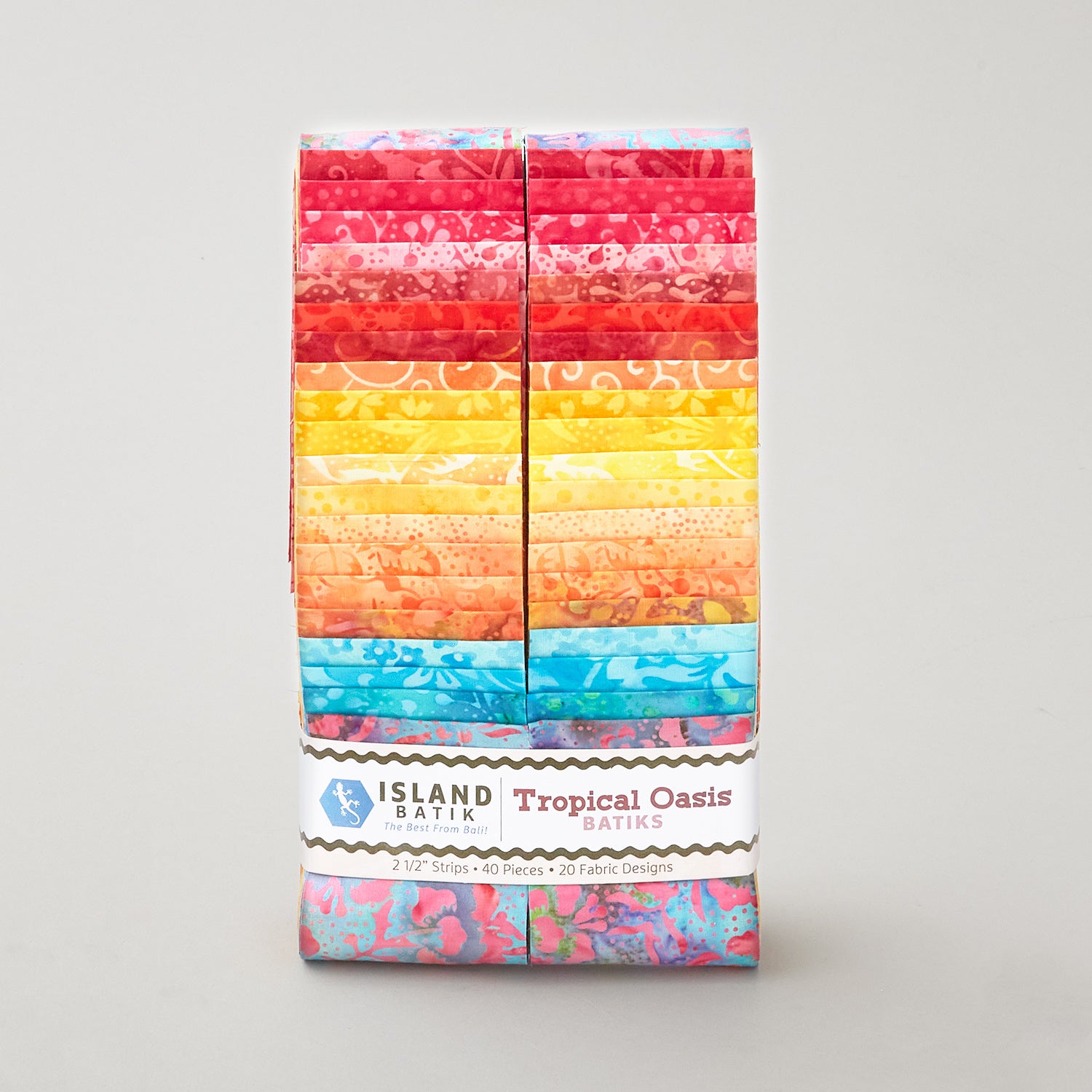 Tropical Oasis Batiks Strips