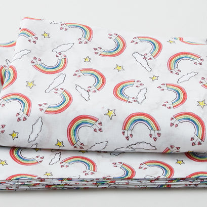 Sweet World - Rainbow Toss Gray 3 Yard Cut