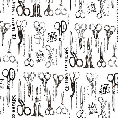 She Who Sews - Shears Off White Yardage