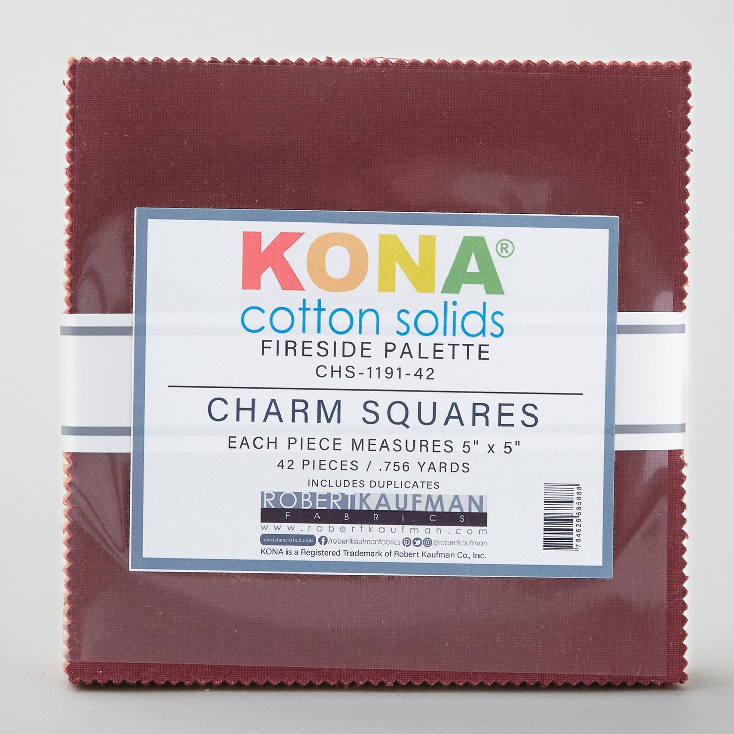 Kona Cotton - Fireside PaletteCharm Pack Alternative View #1