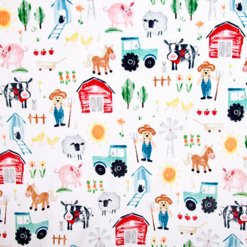 Cuddle® Prints - Farmer Teddy Multi Yardage Primary Image