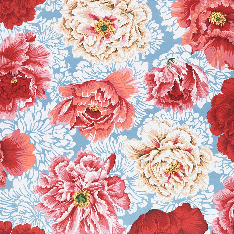Kaffe Collective - Brocade Peony Natural 108" Wide Backing Yardage Primary Image