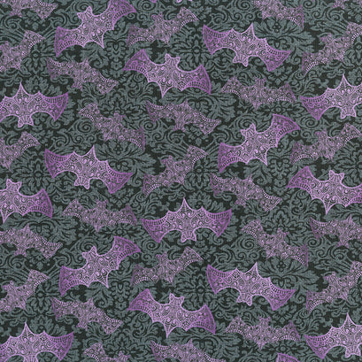 Mystery Manor - Bats Purple Moon Yardage