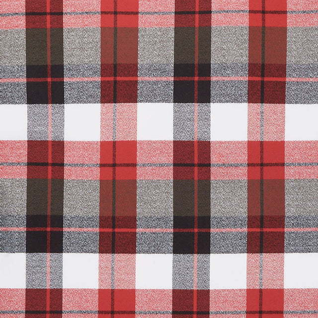 Mammoth Flannel - Plaid Red Yardage Primary Image