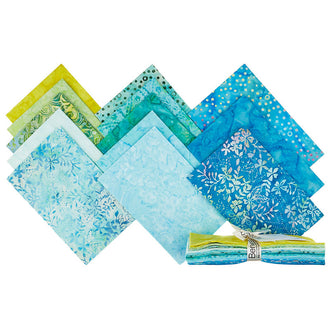 Bali Batiks Palette Caribbean Favorites 13pc Fat Quarter Bundle
